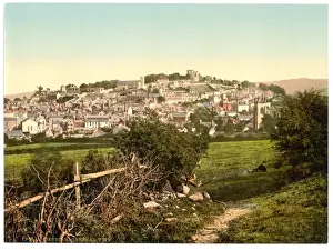 Denbigh Prints: General view, Denbigh, Wales