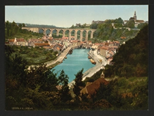 General view of Dinan, France