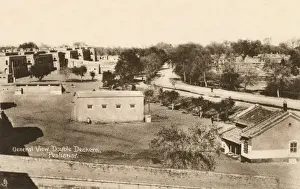 General view of the Double-deckers, Peshawar