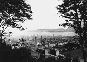 Misty Collection: General view of Dundee, Scotland