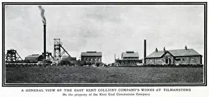 General view of the East Kent colliery Companys Works at Tilmanstone