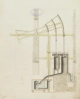 General view of engine and cross section