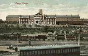 Wagons Collection: General view of Exeter Prison, Devon