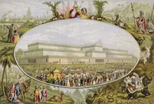 Images Dated 10th July 2012: General view of the Great Exhibition of 1851