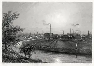 General view of Huddersfield, Yorkshire