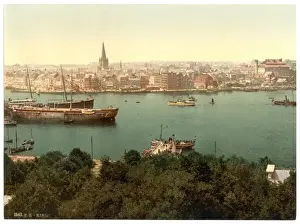 Kiel Prints: General view, Kiel, Schleswig-Holstein, Germany