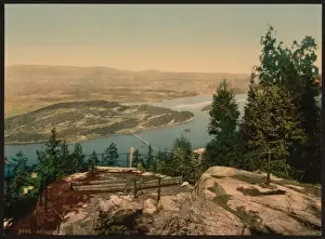 General view from Krogkleven (i. e. Krokkleiva), Ringerike