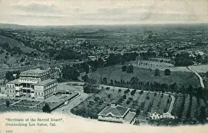 Sacred Prints: General view of Los Gatos, Santa Clara, California, USA