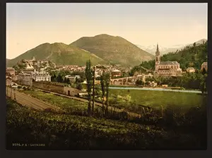 General view, Lourdes, Pyrenees, France