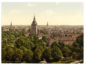 Luneburg Prints: General view, Luneburg, Hanover, Germany
