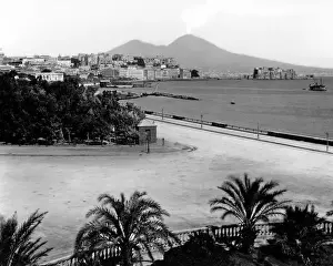 Neapolitan Prints: General view of Naples, Italy