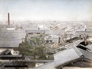 General view of Osaka, Japan