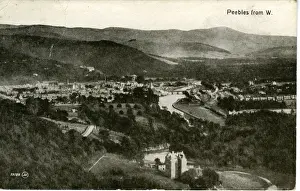 Peebles Prints: General View, Peebles, Peeblesshire