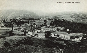 Images Dated 24th February 2017: General view of Penco, Bio Bio, Chile, South America