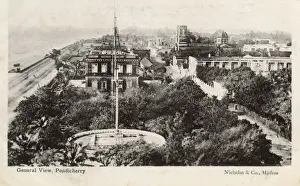 Pondicherry Prints: General view, Pondicherry, Puducherry, India
