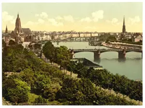 General view, the river and warehouses, Frankfort on Main (i