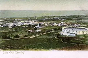 Cruz Prints: General view of Santa Cruz de Tenerife, Canary Islands