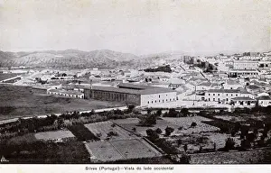 General view of Silves, Algarve, southern Portugal