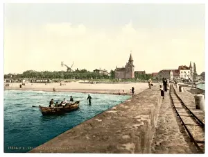 Pommeraina Prints: General view, Stolpmunde, Pommeraina, Germany (i. e. Ustka