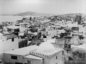 Rooftops Prints: General view of Tangiers, Morocco, North Africa