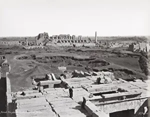 General view of the temple, Karnak, Egypt