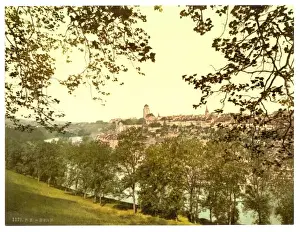 General view of the town, with Kirchenfeld Bridge, as seen f