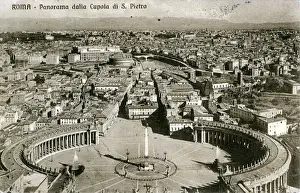 Veduta Prints: General View, Veduta della cupola di S. Pietro, Lazio