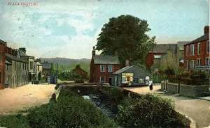 Clitheroe Prints: General View, Waddington, Lancashire