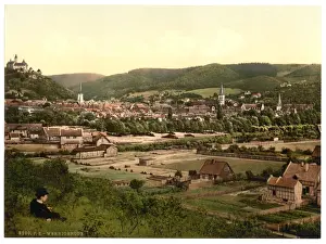 Hartz Prints: General view, Wernigerode, Hartz, Germany