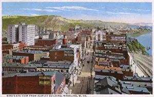 Biscuits Prints: General view of Wheeling, West Virginia, USA