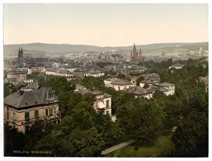 General view, Wiesbaden, Hesse-Nassau, Germany