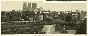 Minster Prints: General view of York, Yorkshire
