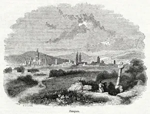 Images Dated 23rd December 2019: General view of Zaragoza (Saragossa), Spain