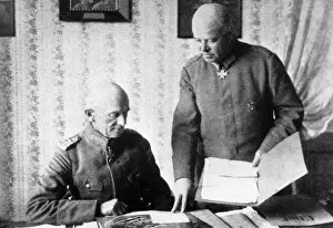 General von Hoeppner with his Chief of Staff Thomsen
