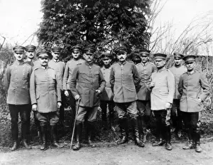 Oskar Prints: General von Hutier and General von Sauberzweig