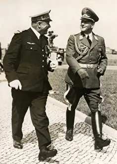 Diplomacy Prints: General Vuillemin and General Milch, Berlin