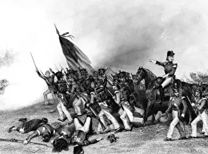 1814 Prints: General Winfield Scott at the Battle of Chippawa