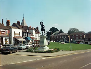 Wolfe Prints: General Wolfe statue, Westerham