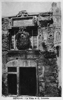 Genova Prints: Genoa - The House of Christopher Columbus