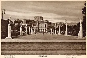 Genova Prints: Genoa, Italy - Brignole Railway Station