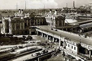Genoa, Italy - Port and Maritime Railway Station
