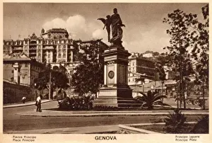 Genova Prints: Genoa, Italy - Principal Square