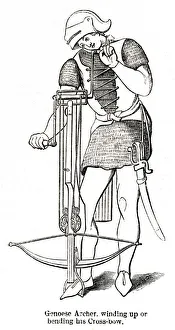 Images Dated 23rd April 2019: Genoese archer
