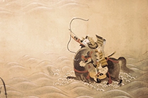 GenPei War Episodes (18th c.). Work of the Tosa