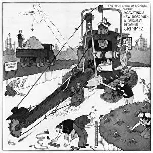 Suburb Prints: The Gentle Art of Excavating - a specially designed skimmer