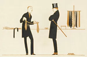 Gentleman Collection: Gentleman Buying Necktie