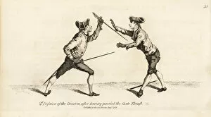 Angelo Gallery: Gentleman fencer taking his opponents sword