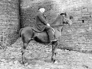 Stallion Prints: Gentleman on horseback, Mid Wales