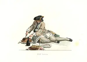 Gentleman in hunting clothes, France, 18th