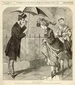 Gentleman offers to share his umbrella -ella -ella